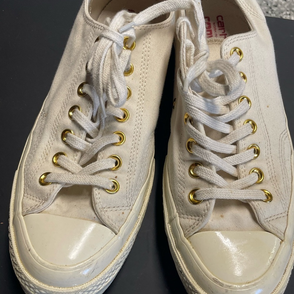 Off White Carhartt Converse Sneakers